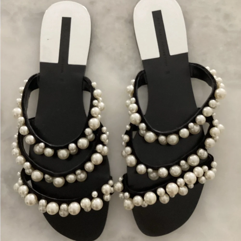 Zara Pearl Sandals - Picture 2 of 5